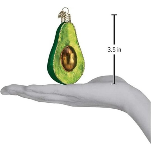 Avocado Old World Christmas Ornament - Picture 2 of 2